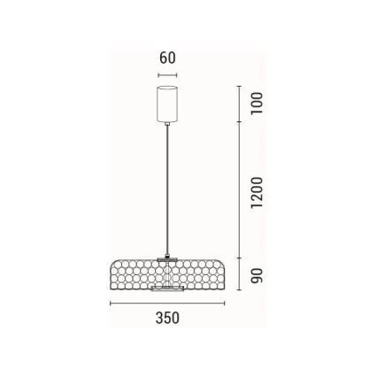 Επιδαπέδια λάμπα LED LED/10W/230V 3000K χρυσό