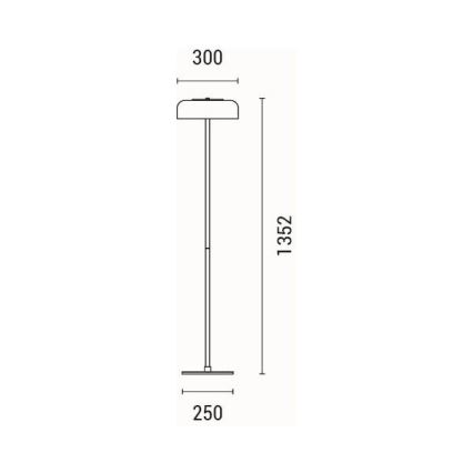 Επιδαπέδια λάμπα LED LED/8W/230V 3000K
