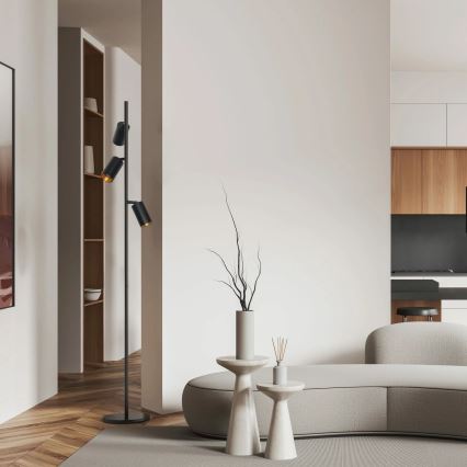 Επιδαπέδια λάμπα MARIBEL 3xGU10/12W/230V μαύρο