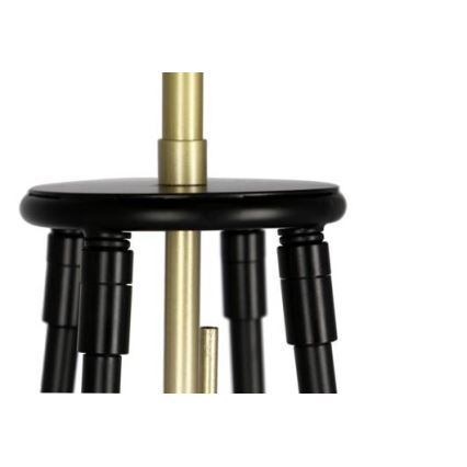 Επιδαπέδια λάμπα TEGOLA 1xE27/60W/230V μαύρο/χρυσαφί