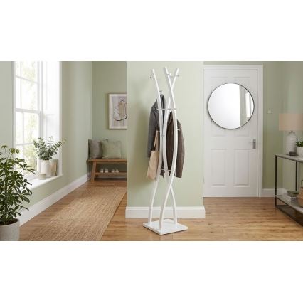 Επιδαπέδια κρεμάστρα 179x35 cm VALET λευκή