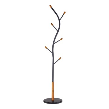 Επιδαπέδια κρεμάστρα 186x38 cm STILE μαύρη