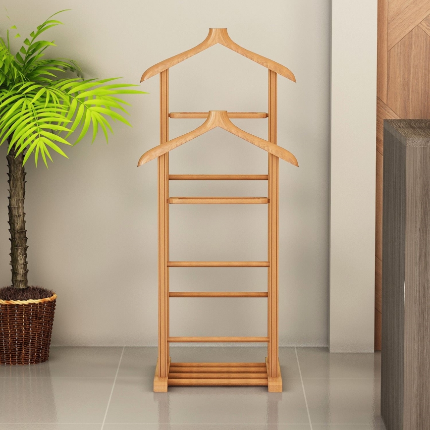 Επιδαπέδια κρεμάστρα BIBI 33x120x46 εκ. καφέ
