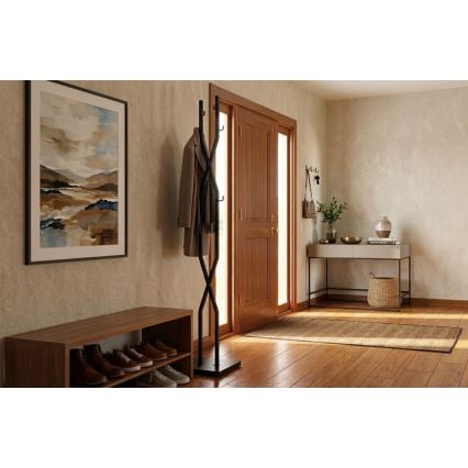Επιδαπέδια κρεμάστρα LARB 180x40 cm μαύρη