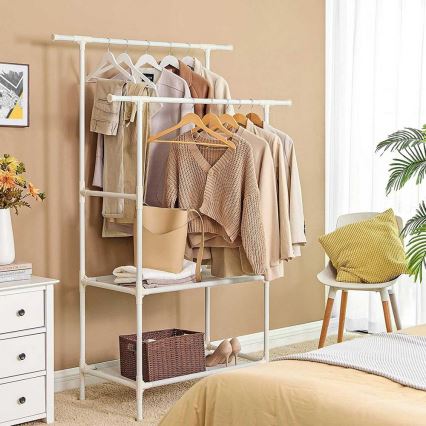 Επιδαπέδια κρεμάστρα LINEA λευκή