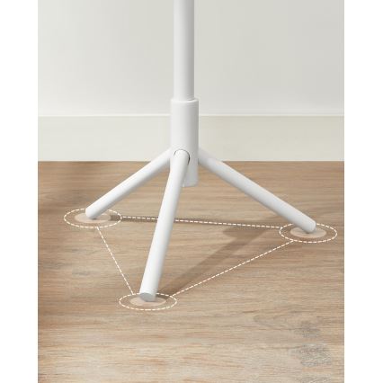 Επιδαπέδια κρεμάστρα LINEA λευκή