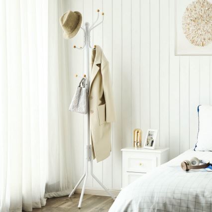 Επιδαπέδια κρεμάστρα LINEA σε λευκό