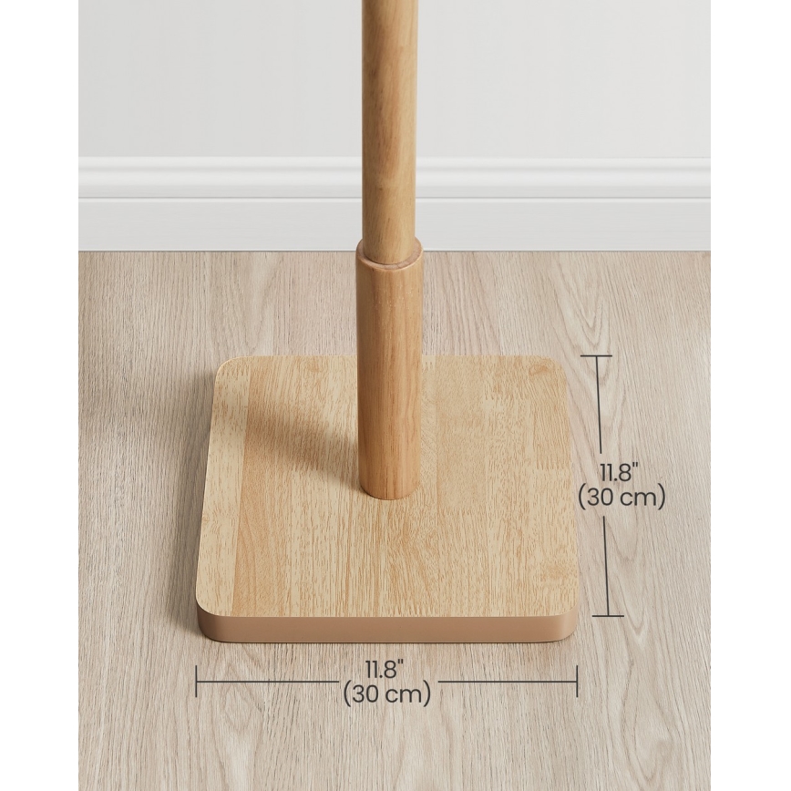 Επιδαπέδια κρεμάστρα LINEA σε καφέ απόχρωση