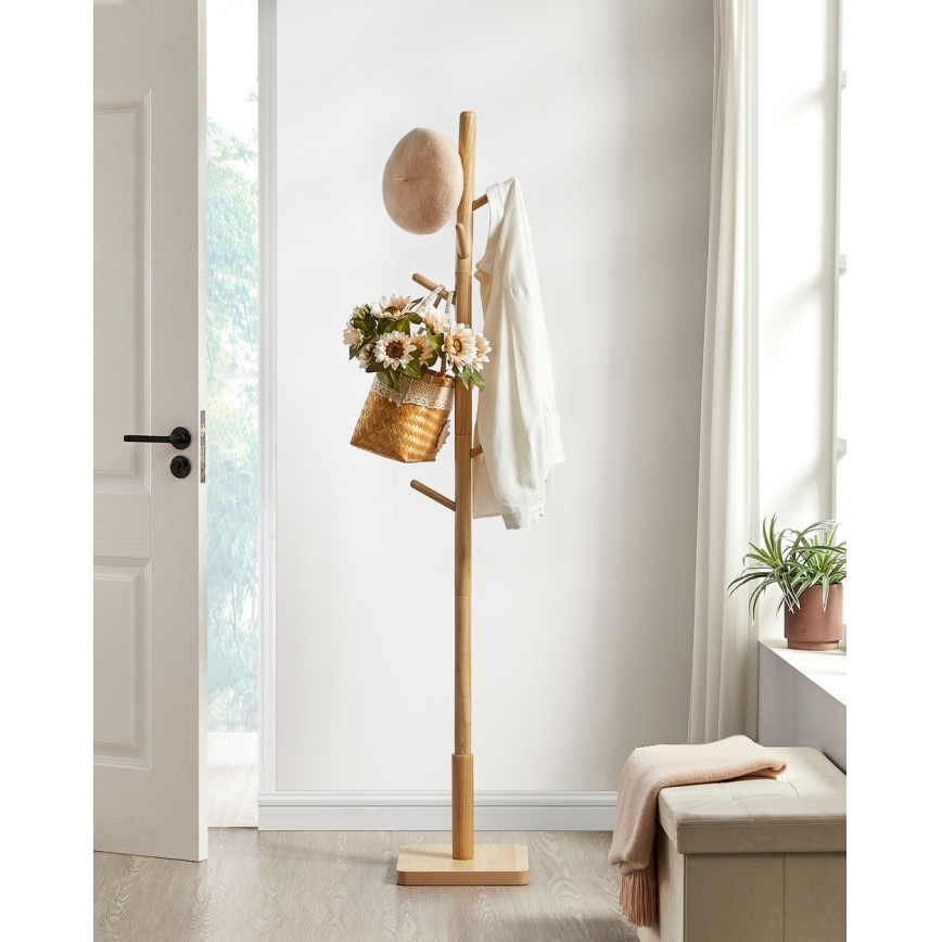 Επιδαπέδια κρεμάστρα LINEA σε καφέ απόχρωση