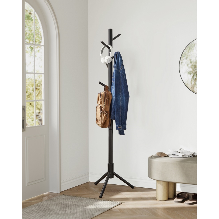 Επιδαπέδια κρεμάστρα LINEA μαύρη