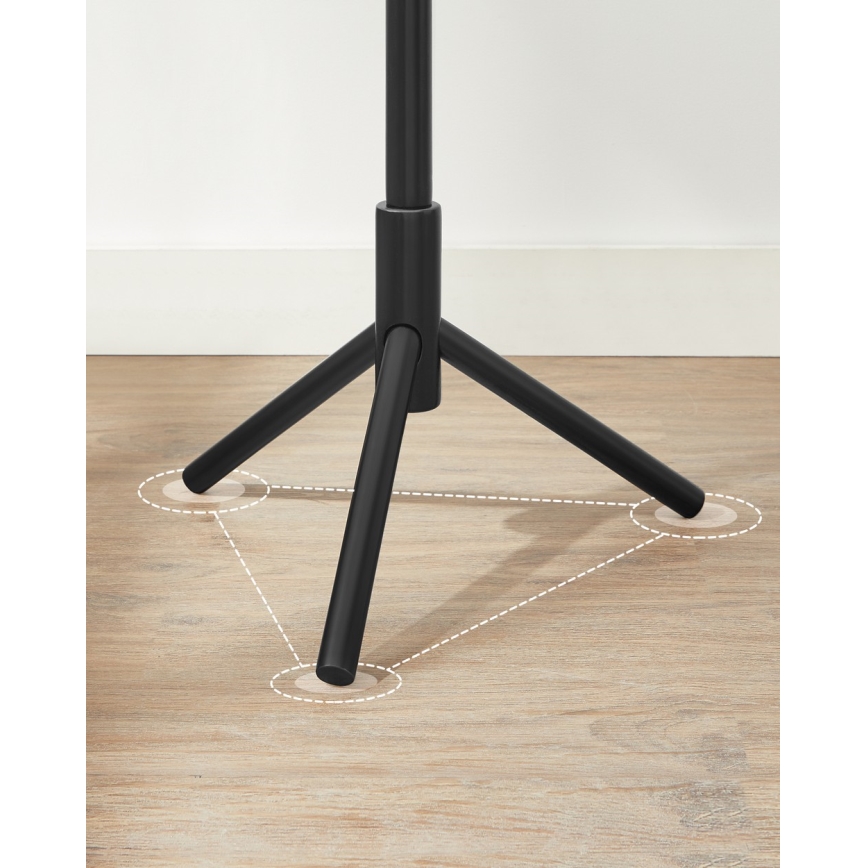 Επιδαπέδια κρεμάστρα LINEA μαύρη