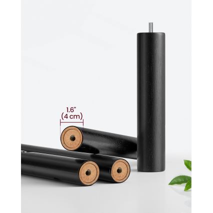 Επιδαπέδια κρεμάστρα LINEA, μαύρη