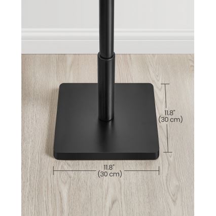 Επιδαπέδια κρεμάστρα LINEA, μαύρη