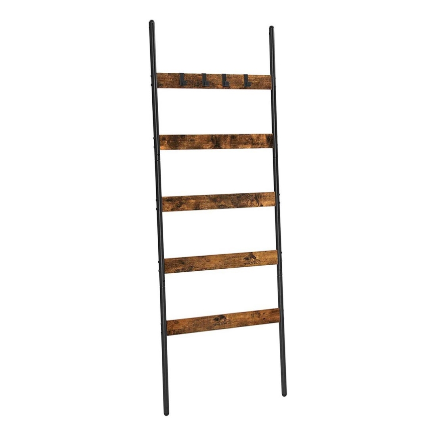 Επιδαπέδια κρεμάστρα NAVARO καφέ/μαύρη