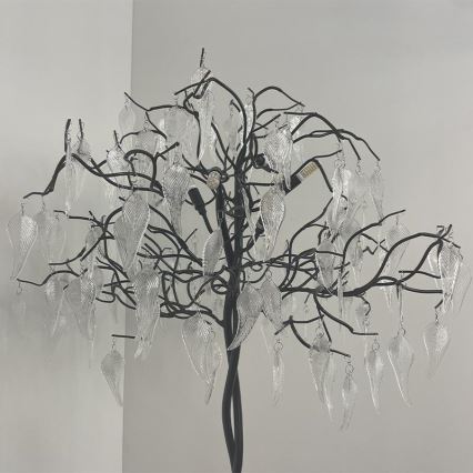 Επιδαπέδια κρυστάλλινη λάμπα 5xG9/40W/230V μαύρο