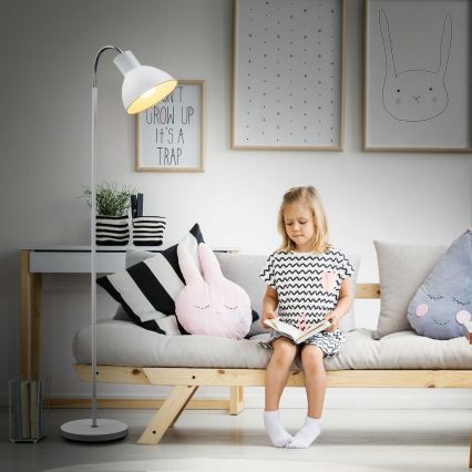 Επιδαπέδιο φωτιστικό 1xE27/25W/230V λευκό