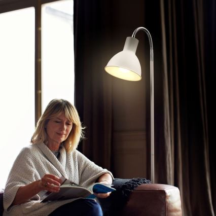 Επιδαπέδιο φωτιστικό 1xE27/25W/230V λευκό