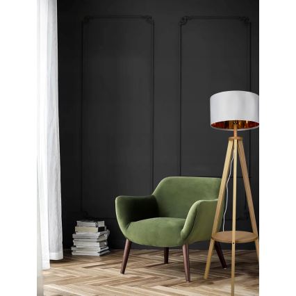 Επιδαπέδιο φωτιστικό 1xE27/40W/230V λευκό