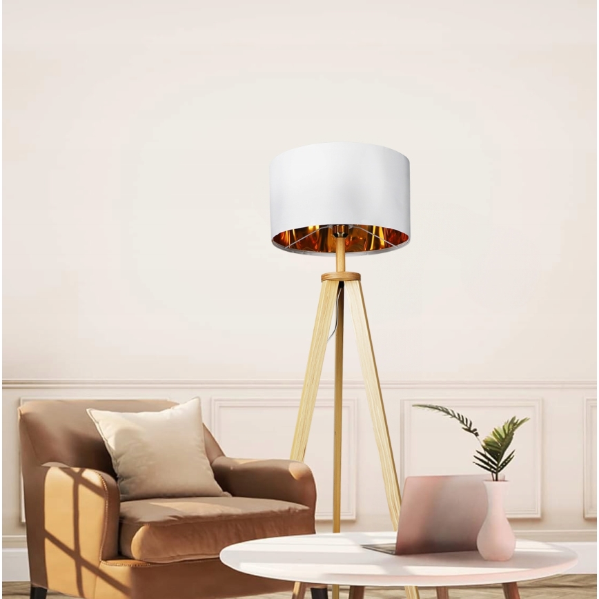 Επιδαπέδιο φωτιστικό 1xE27/40W/230V λευκό