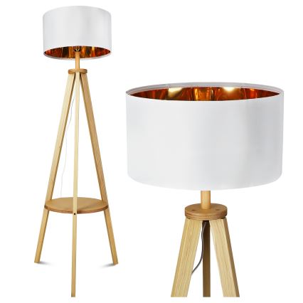 Επιδαπέδιο φωτιστικό 1xE27/40W/230V λευκό