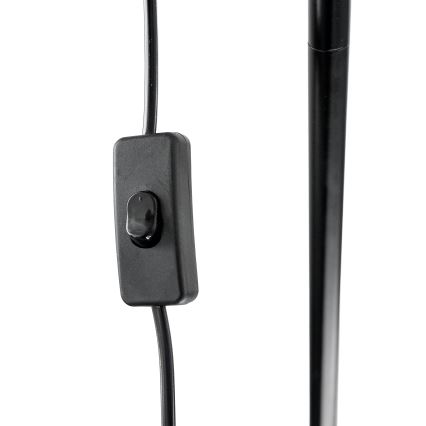 Επιδαπέδιο φωτιστικό 1xE27/40W/230V μαύρο