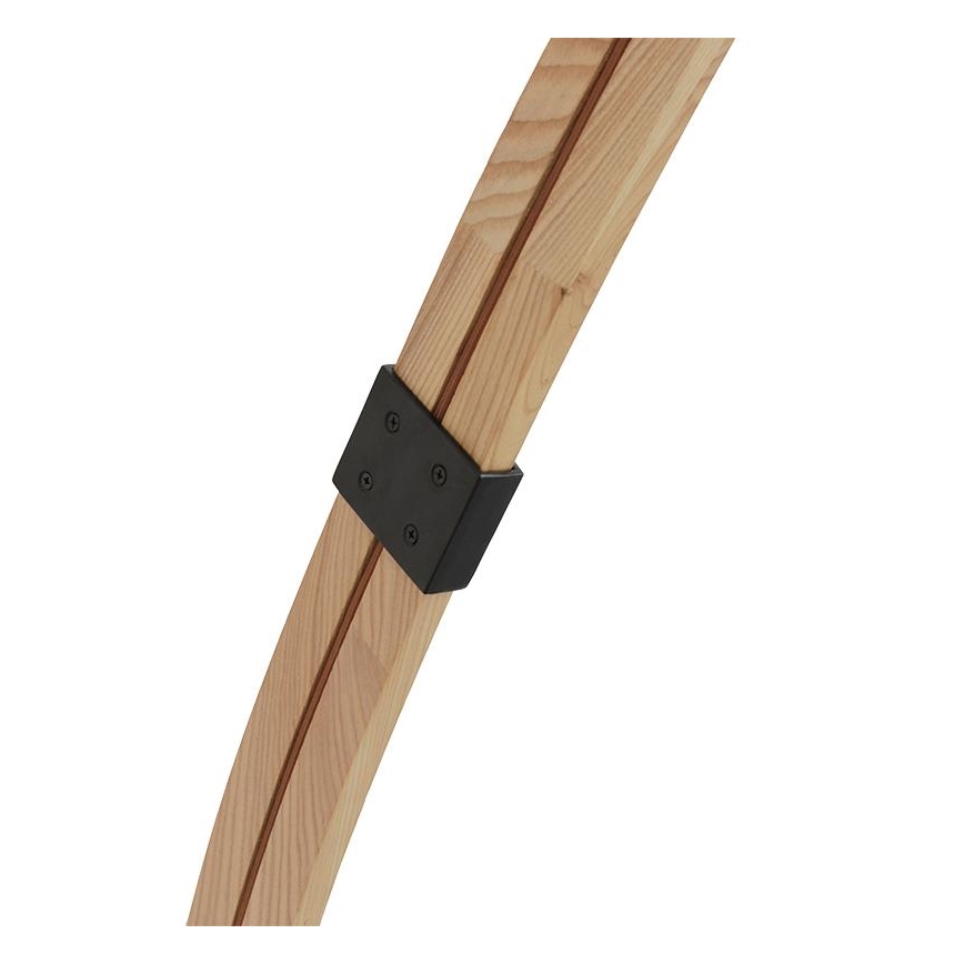 Επιδαπέδιο φωτιστικό 1xE27/60W/230V φράξος/μαύρο