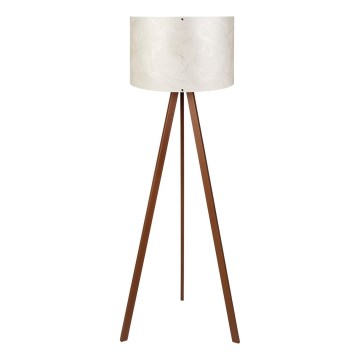 Επιδαπέδιο φωτιστικό AYD 1xE27/40W/230V λευκό/καφέ