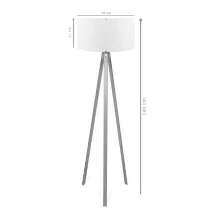 Επιδαπέδιο φωτιστικό AYD 1xE27/40W/230V καφέ