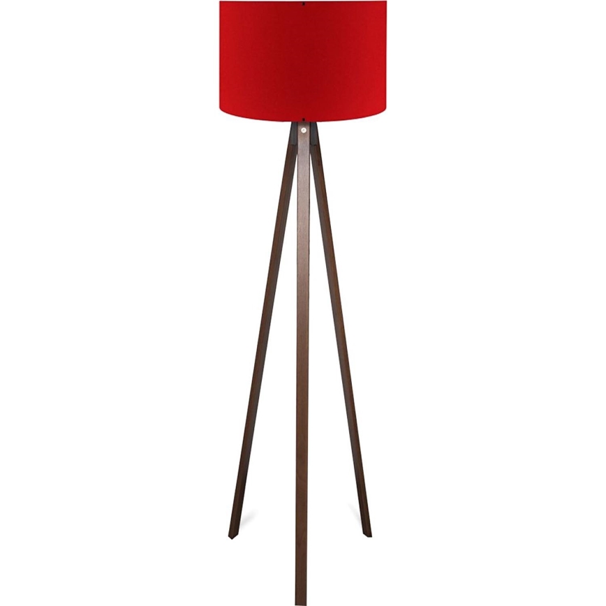 Επιδαπέδιο φωτιστικό AYD 1xE27/40W/230V καφέ/κόκκινο