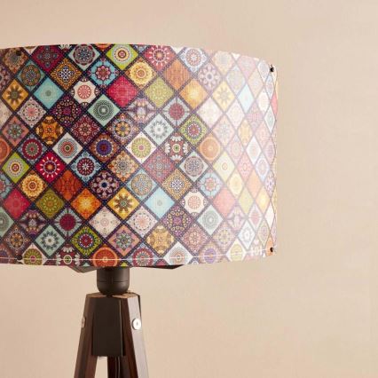 Επιδαπέδιο φωτιστικό AYD 1xE27/40W/230V καφέ/πολυχρωματικό