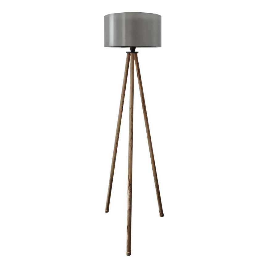 Επιδαπέδιο φωτιστικό AYD 1xE27/40W/230V καφέ/γκρι