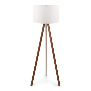 Επιδαπέδιο φωτιστικό AYD 1xE27/60W/230V λευκό/καφέ