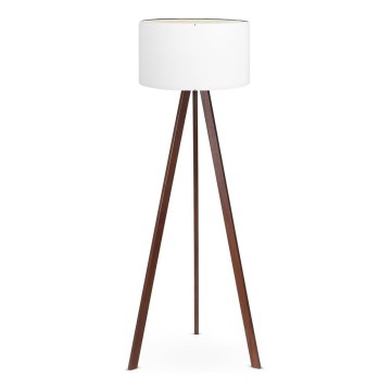 Επιδαπέδιο φωτιστικό AYD 1xE27/60W/230V λευκό/καφέ