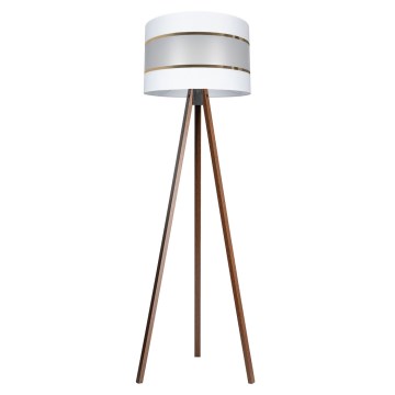 Επιδαπέδιο φωτιστικό CORAL 1xE27/60W/230V καφέ/λευκό/χρυσό