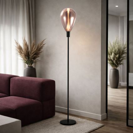 Επιδαπέδιο φωτιστικό DENSO 1xG9/5W/230V χάλκινο/μαύρο