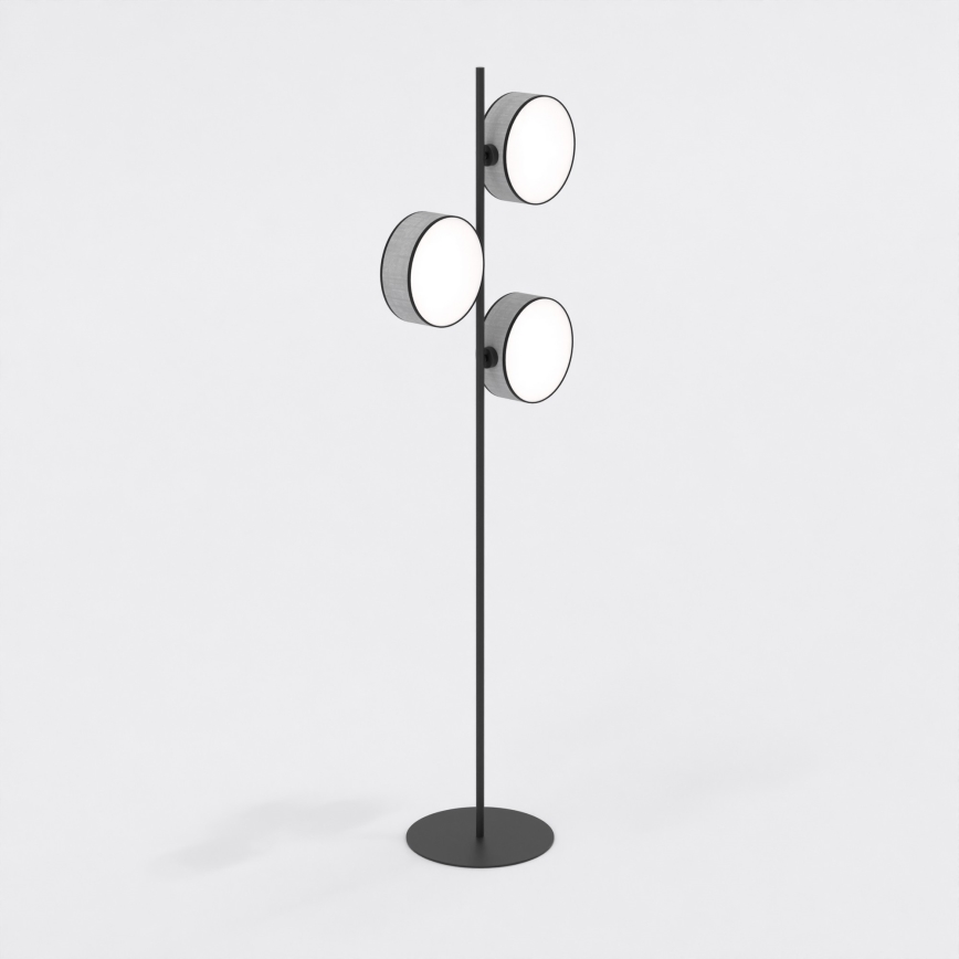 Επιδαπέδιο φωτιστικό DRUMZ 3xE14/10W/230V γκρι