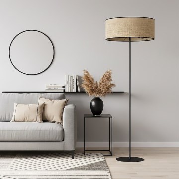 Επιδαπέδιο φωτιστικό ECO 1xE27/15W/230V μπεζ/ρατάν