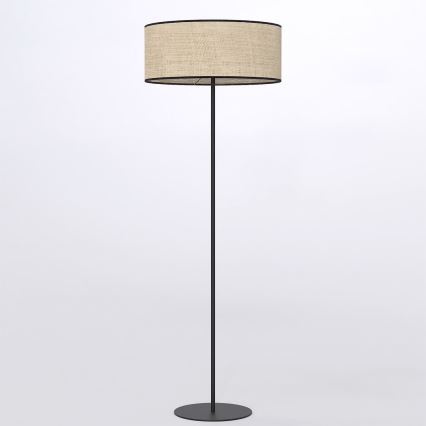 Επιδαπέδιο φωτιστικό ECO 1xE27/15W/230V μπεζ/ρατάν