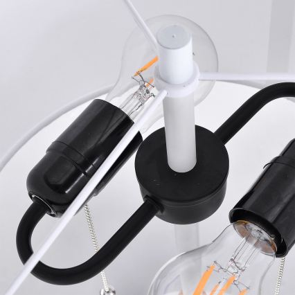 Επιδαπέδιο φωτιστικό FOGO 2xE27/15W/230V λευκό/μπεζ