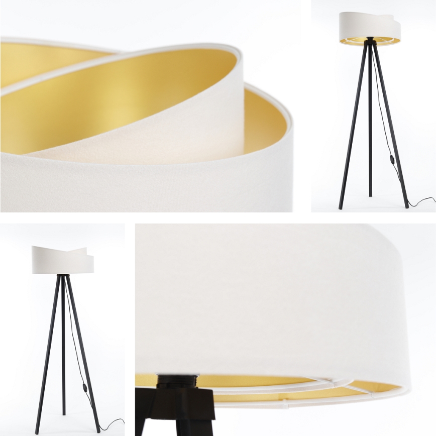 Επιδαπέδιο φωτιστικό GALAXY 1xE27/60W/230V λευκό/βέγκε