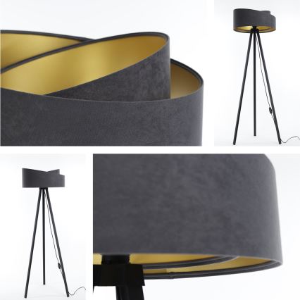 Επιδαπέδιο φωτιστικό GALAXY 1xE27/60W/230V γκρι/βέγκε