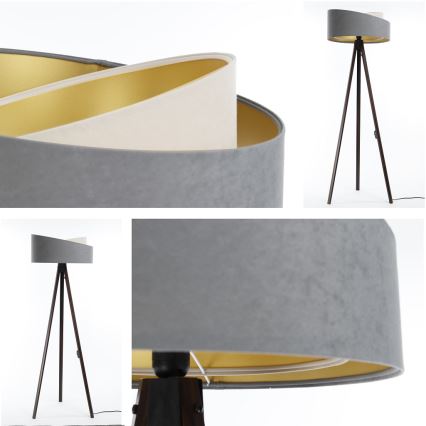 Επιδαπέδιο φωτιστικό GALAXY 1xE27/60W/230V γκρι/βέγκε