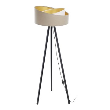 Επιδαπέδιο φωτιστικό GALAXY 1xE27/60W/230V μπεζ/λευκό/wenge