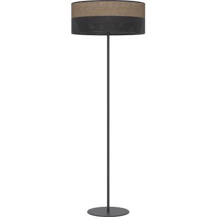 Επιδαπέδιο φωτιστικό KARBON 1xE27/15W/230V μαύρο/καφέ