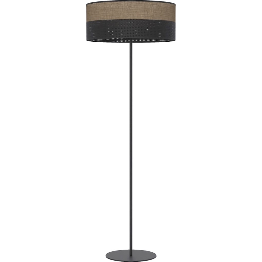 Επιδαπέδιο φωτιστικό KARBON 1xE27/15W/230V μαύρο/καφέ