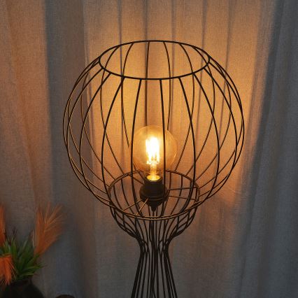 Επιδαπέδιο φωτιστικό MERCURE 1xE27/15W/230V μαύρο