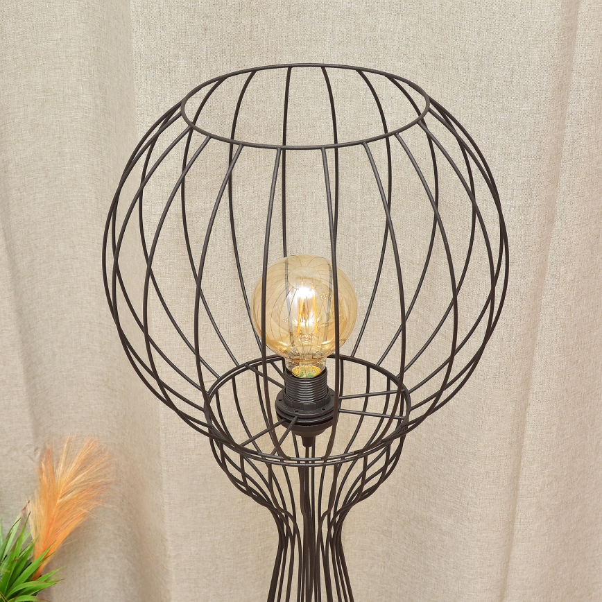 Επιδαπέδιο φωτιστικό MERCURE 1xE27/15W/230V μαύρο