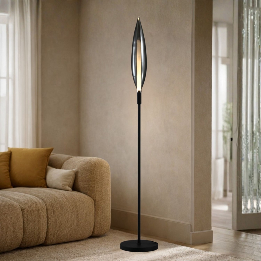 Επιδαπέδιο φωτιστικό NORDIC 1xG9/5W/230V μαύρο χρώμιο