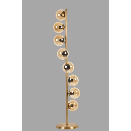 Επιδαπέδιο φωτιστικό SIMAY 8xE27/40W/230V χρυσό