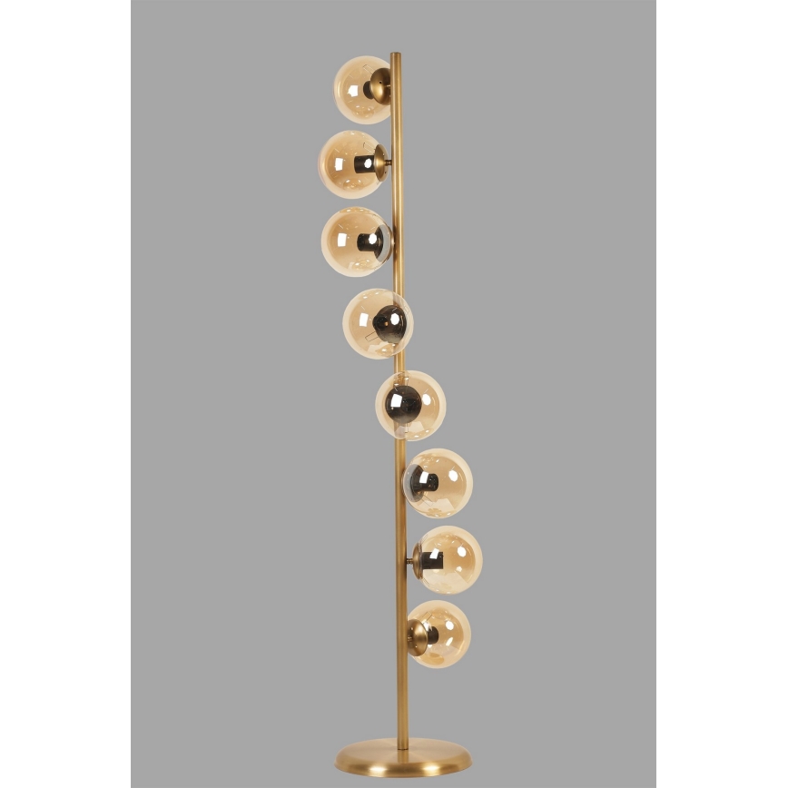 Επιδαπέδιο φωτιστικό SIMAY 8xE27/40W/230V χρυσό